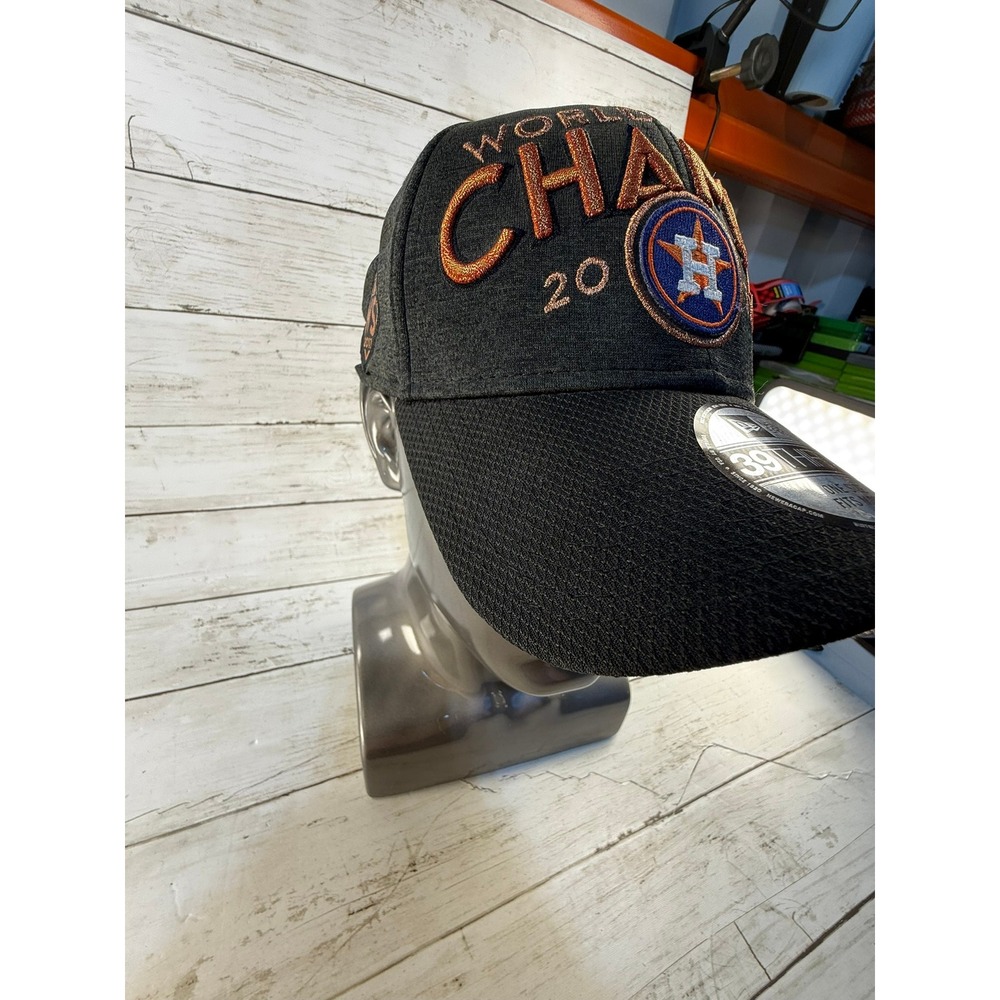 New Era Houston Astros 2017 World Series Champions Hat 39THIRTY Stretch Fit Cap